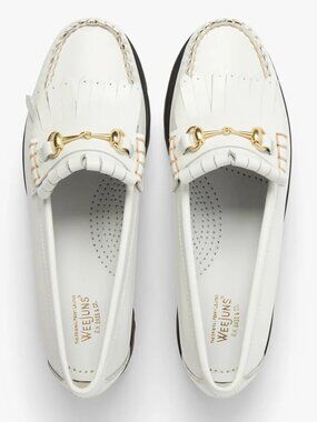 GH BASS Leather Lianna Horsebit Kiltie Lug Sole Loafers